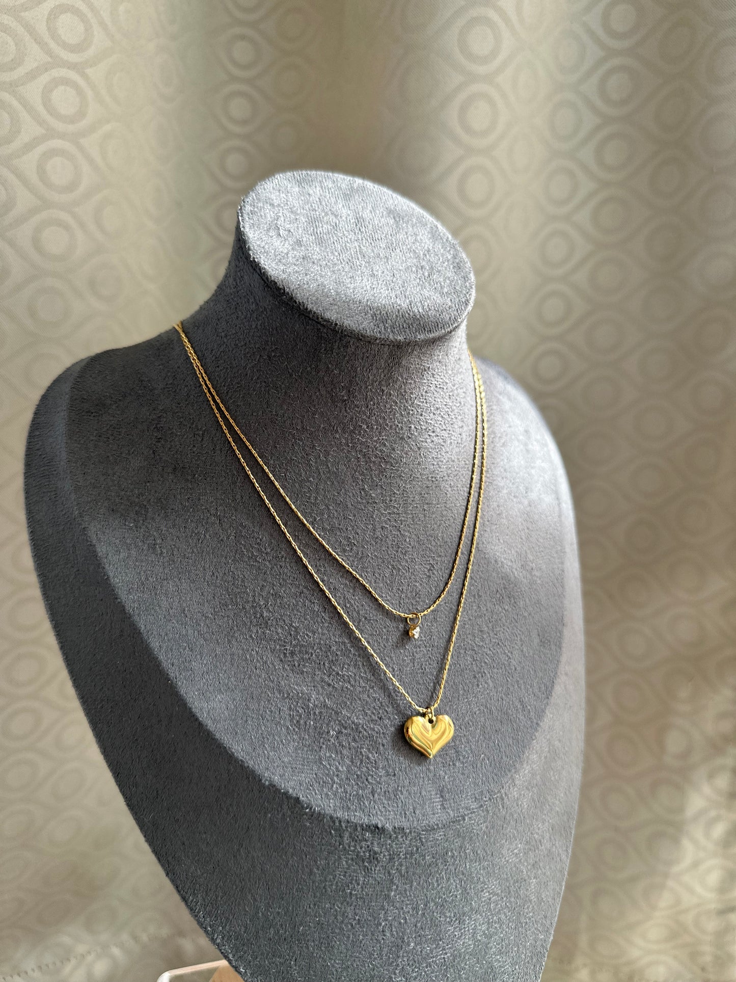 Celine double layered chain