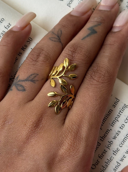 Leaf Wrap Ring