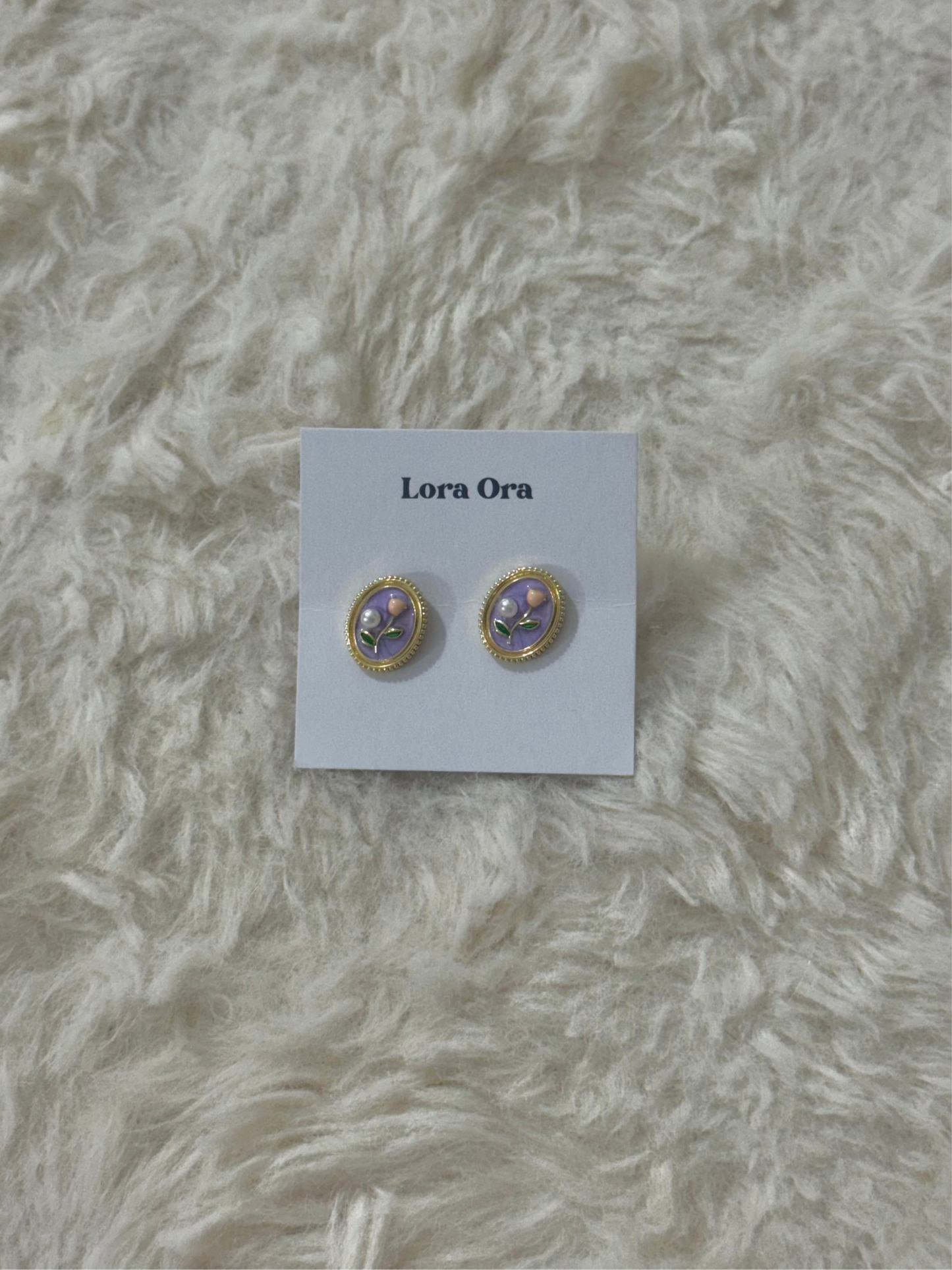 Lilac Bloom Earrings