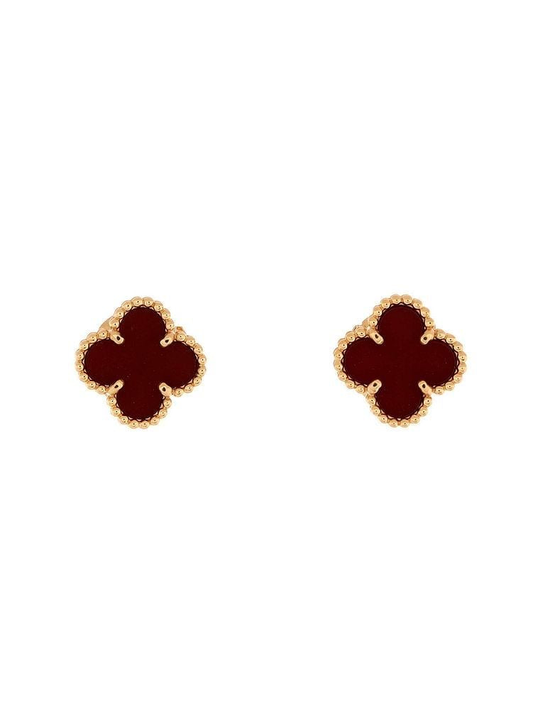 Brown Clover Earring