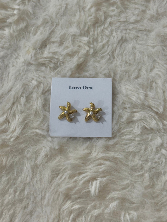 Star Pearl Earrings