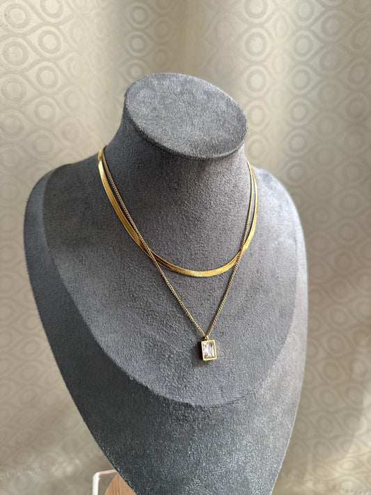 Glow double layered chain