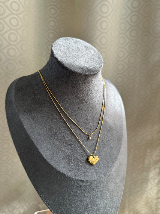 Celine double layered chain