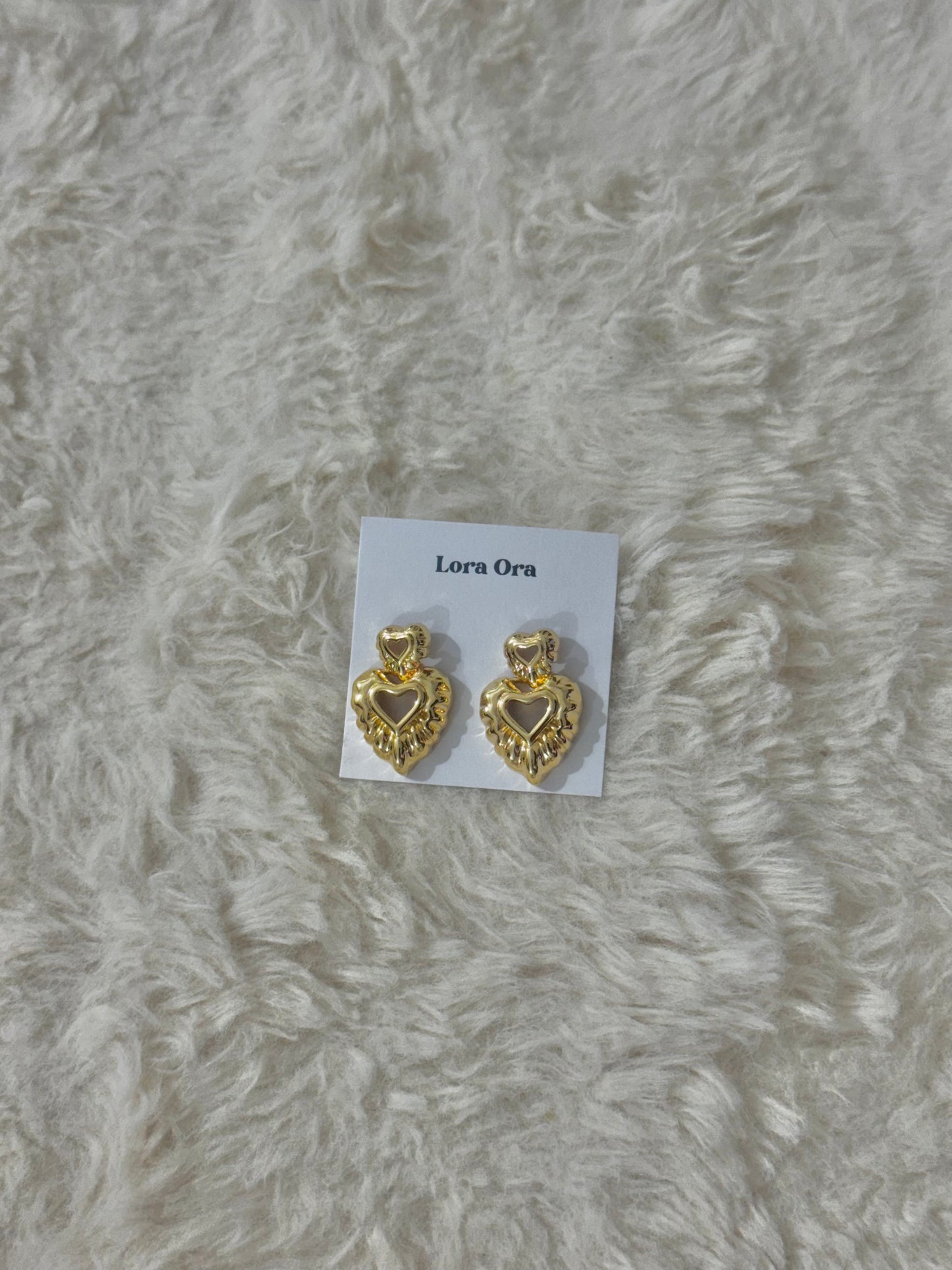 Heart Drop Earring
