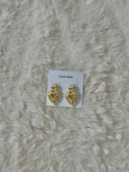 Heart Drop Earring