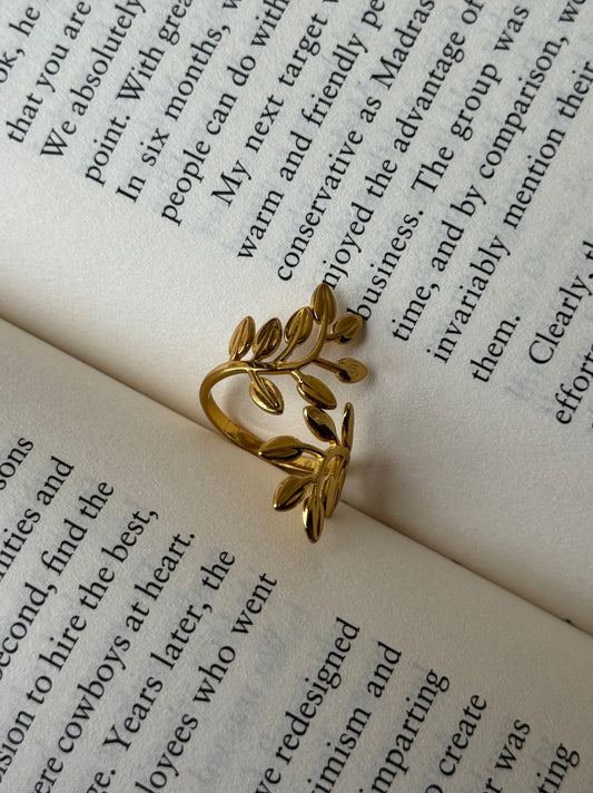 Leaf Wrap Ring