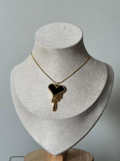Dark Drip Heart Chain