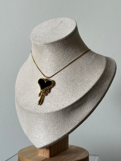 Dark Drip Heart Chain