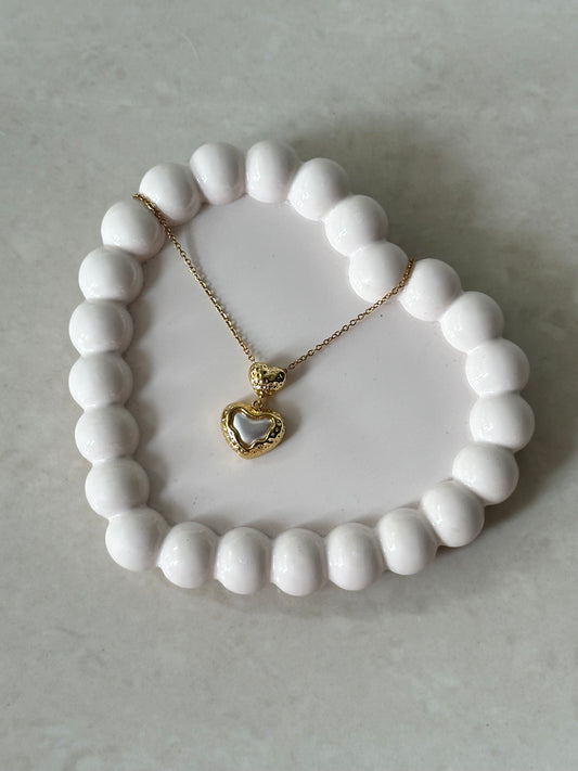 Pearl Heart Chain