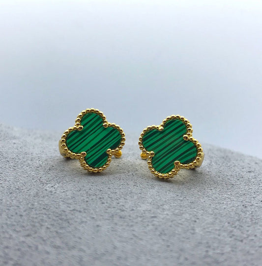 Green Clover Earring